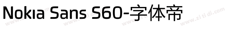 Nokia Sans S60字体转换 Nokia Sans S60字体转换